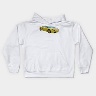 Lamborghini - Yellow - Exotic Cars Kids Hoodie